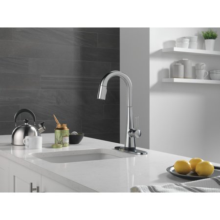 Delta Monrovia: Single Handle Pull-Down Bar/Prep Faucet With Touch2O Technology 9991T-AR-PR-DST